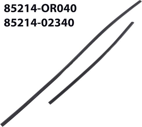 2Pcs Windshield Wiper Blade Inserts for Toyota Corolla 2014-2019, Rubber Refills Replacement Part 85214-0R040 85214-02340, Black(Wiper arm assembly) in Saudi Arabia