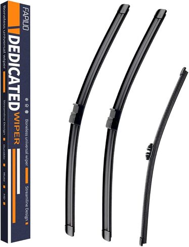 Replacement for BMW X3 2011-2017 Silent Wipers -FAPIUO Front and Rear Windshield Wipers 26"+20"+13" Full Blade Set (3 Pack) in Saudi Arabia