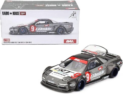 نموذج سيارة Diecast متوافق مع Kaido House x Mini GT 1:64 Honda NSX Kaido Test Car Spec V1 (DAI NSX) إصدار محدود KHMG190 in Kuwait
