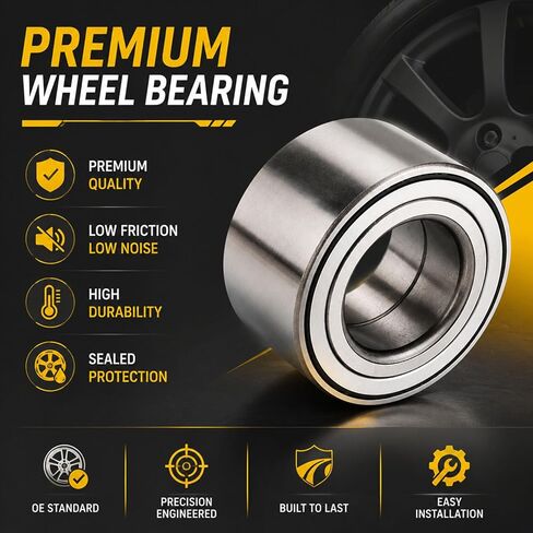 510063 Front Wheel Hub Bearing Assembly Fit for Toyota Camry 2004-2018, Ford Edge 2007-2014, Toyota Sienna 2004-2010, Avalon, Highlander, Lexus ES350, Mazda CX-9 in Saudi Arabia