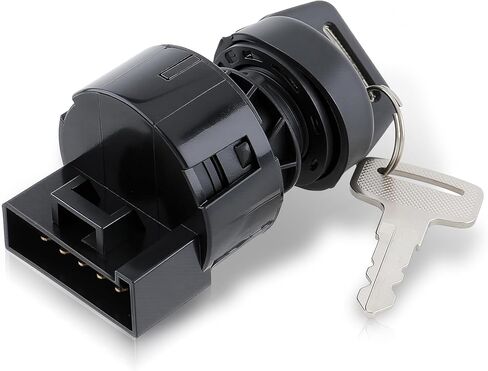 AUTOKAY 4011002 Ignition Key Switch Fits for Polaris Sportsman 400 500 600 700 800 Ranger 400 425 500 570 700 800 900 1000 RZR 570 800 900 XP 1000 Re#4012165 4012164 Off/Run/Start 6 Pin 3 Position in Saudi Arabia