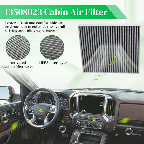TP1015 Diesel 3.0L Duramax Filter Kit Compatible for 2020-2023 GMC Sierra/Yukon XL for Chevy Silverado 1500/Suburban/Tahoe, Fuel/Oil/Cabin/Air Filter, Replace PF66 13508023 A3244C TP1015 in Kuwait