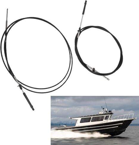 12ft خنق التحول كابلات التحكم عن بعد لجونسون Evinrude OMC من 1979 إلى تاريخ الحاضر 0173112 173112-2 قطعة in Kuwait