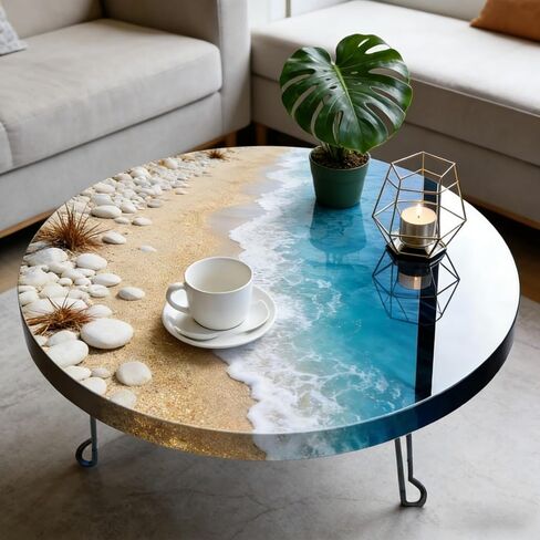 Extra Large Round Resin Table Molds, 19.68 inch Epoxy Resin Table Silicone Mold for Art Home Decor, DIY Artwork, Floral Preservation Bouquet Mold & Charcuterie Board Tables Coffee Table in Saudi Arabia