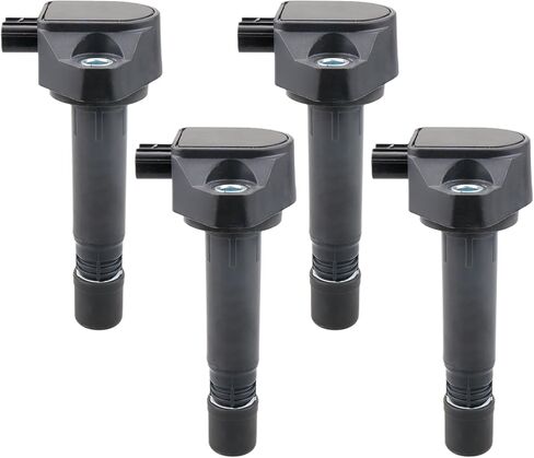 4 قطعة حزمة ملف الإشعال متوافقة مع هوندا 2006-2011 سيفيك L4 1.8L، استبدال #UF582، 30520RNAA01، 48722 in Kuwait
