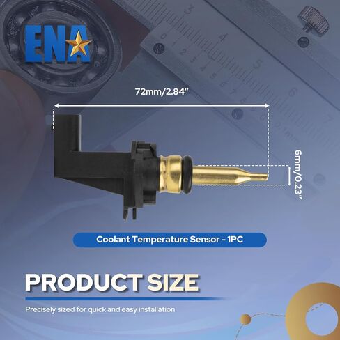 ENA Engine Coolant Temperature Sensor Compatible with Jeep Ram Dodge Chrysler Grand Cherokee Wrangler Gladiator 1500 Durango Pacifica Voyager 3.6L V6 2017 2018 2019 2020 2021 Replaces TX261 in Kuwait