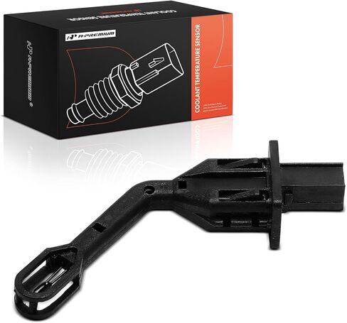 مستشعر درجة حرارة سائل تبريد المحرك A-Premium [2 دبابيس] متوافق مع فولفو XC60 2010-2022، XC90 2016-2022، S60 2011-2022، XC70 2008-2016، S80 2007-2016، S90، V60، V70، V90، V60 V90 Cross Country in Kuwait