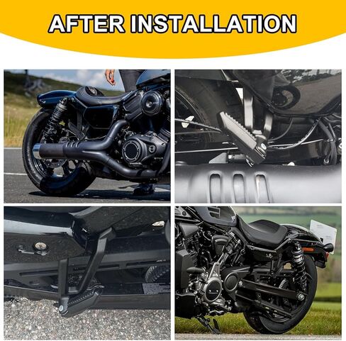 لـ Nightster 975 RH975 أوتاد الركاب - PSLER دراجة نارية القدم الوتد الدواسات الخلفية مسند القدمين جبل ث / تصاعد قوس قابلة للطي ل Nightster975 rh975 2021-2025 وRH975S الخاصة 2023-2025 in Kuwait