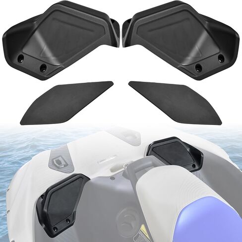 SAUTVS Step Wedges Footboards Pedal for Sea Doo Spark، مجموعة مسند القدم مع مسند قدم منحدر 45 درجة لـ Sea-Doo Spark 2024+ الملحقات (قطعتان، استبدال #295101263) in Kuwait