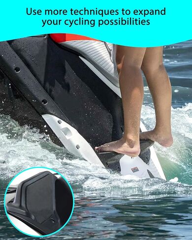 SAUTVS Step Wedges Footboards Pedal for Sea Doo Spark، مجموعة مسند القدم مع مسند قدم منحدر 45 درجة لـ Sea-Doo Spark 2024+ الملحقات (قطعتان، استبدال #295101263) in Kuwait