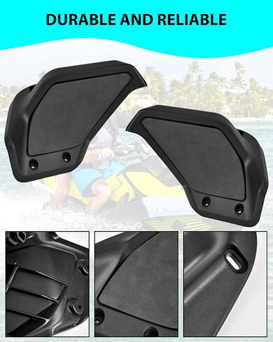 SAUTVS Step Wedges Footboards Pedal for Sea Doo Spark، مجموعة مسند القدم مع مسند قدم منحدر 45 درجة لـ Sea-Doo Spark 2024+ الملحقات (قطعتان، استبدال #295101263) in Kuwait