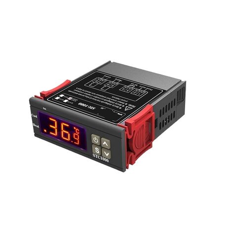 STC1000 LED Digital Temperature Controller AC110-220V Relay Thermoregulator Thermostat with Sensor for Heater Freezer Fridge(STC-1000) in Kuwait