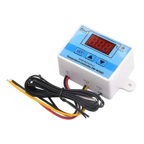 LED Digital Temperature Controller Thermostat Thermoregulator Sensor Meter Water Heating Cooling 110V/220V in Kuwait