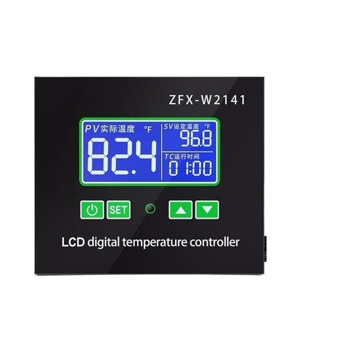 LCD الرقمية وحدة تحكم في درجة الحرارة الحواسيب الصغيرة ترموستات مع توقيت درجة حرارة ثابتة عالية و in Kuwait