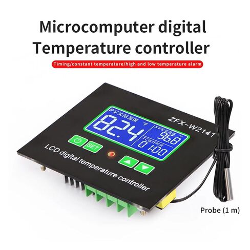 LCD الرقمية وحدة تحكم في درجة الحرارة الحواسيب الصغيرة ترموستات مع توقيت درجة حرارة ثابتة عالية و in Kuwait
