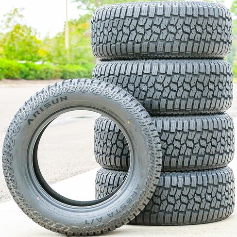 Arisun Aresta A/T ZG06 All-Terrain Off-Road Light Truck Radial Tire-LT285/75R18 285/75/18 285/75-18 129/126S Load Range E LRE 10-Ply BSW Black Side Wall in Saudi Arabia