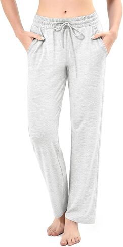 Walifrey Wide Leg Sweatpants for Women, Baggy Track Pants with Poackets Drawstring for Joggers Casual Wear in Saudi Arabia