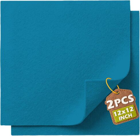 Navy Blue Soft Felt Sheets for Crafts – 12 x 12 Inch, 1.6mm Thick, 2 Pack Premium Felt Fabric for Sewing, Handmade Crafts, DIY Projects, School & Home Art Supplies in Saudi Arabia