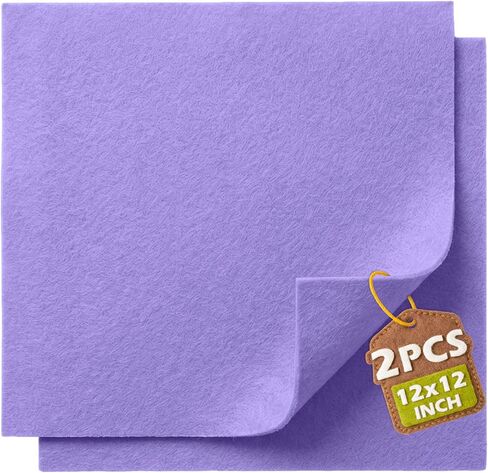 Navy Blue Soft Felt Sheets for Crafts – 12 x 12 Inch, 1.6mm Thick, 2 Pack Premium Felt Fabric for Sewing, Handmade Crafts, DIY Projects, School & Home Art Supplies in Saudi Arabia