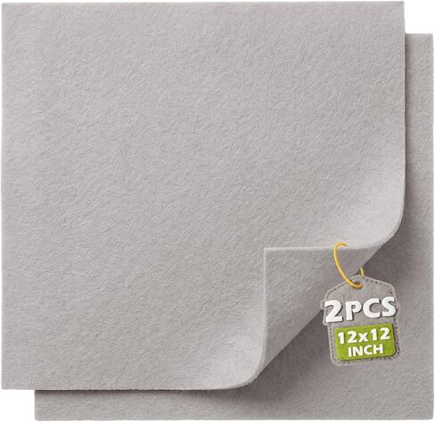 Navy Blue Soft Felt Sheets for Crafts – 12 x 12 Inch, 1.6mm Thick, 2 Pack Premium Felt Fabric for Sewing, Handmade Crafts, DIY Projects, School & Home Art Supplies in Saudi Arabia