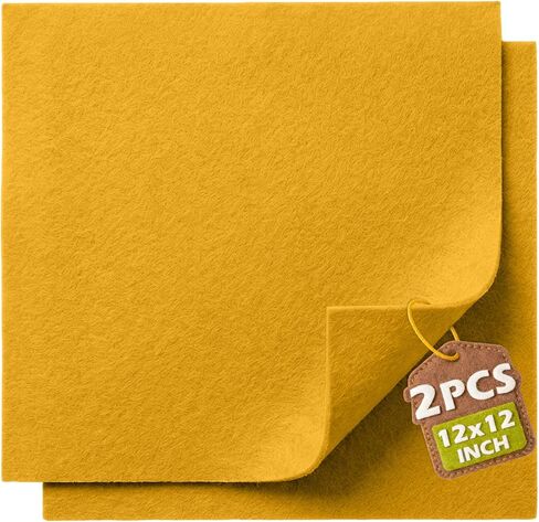 Navy Blue Soft Felt Sheets for Crafts – 12 x 12 Inch, 1.6mm Thick, 2 Pack Premium Felt Fabric for Sewing, Handmade Crafts, DIY Projects, School & Home Art Supplies in Saudi Arabia