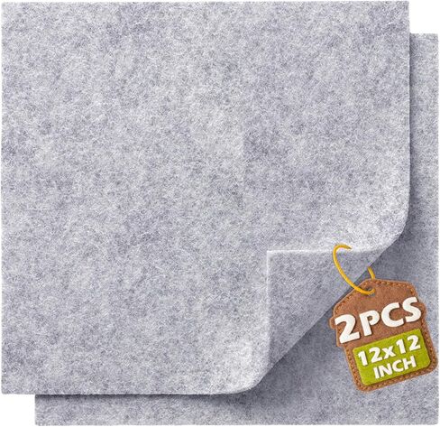 Navy Blue Soft Felt Sheets for Crafts – 12 x 12 Inch, 1.6mm Thick, 2 Pack Premium Felt Fabric for Sewing, Handmade Crafts, DIY Projects, School & Home Art Supplies in Saudi Arabia