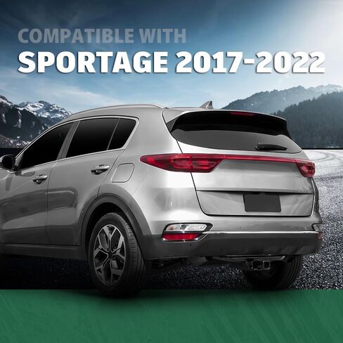 وصلة سحب مقطورة ALLGOOD مقاس 2 بوصة من الفئة 3 متوافقة مع Kia Sportage 2017-2022 باللون الأسود in Kuwait