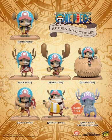 Mighty Jaxx Freeny's Hidden Dissectibles One Piece Series 3 (Chopper Edition) | Blind Box Collectible Figurines | One Pack - Contains a Random Figure in Saudi Arabia