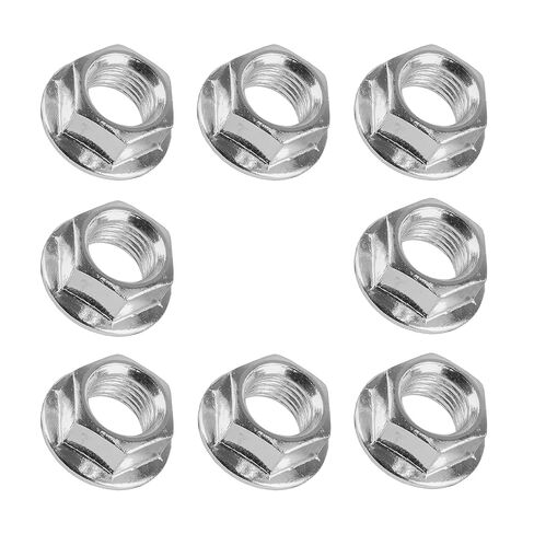 Caltric 8PCS Wheel Flanged Serrated Wheel Nuts Compatible with Polaris 7542459 7547211 3/8"-24 in Kuwait