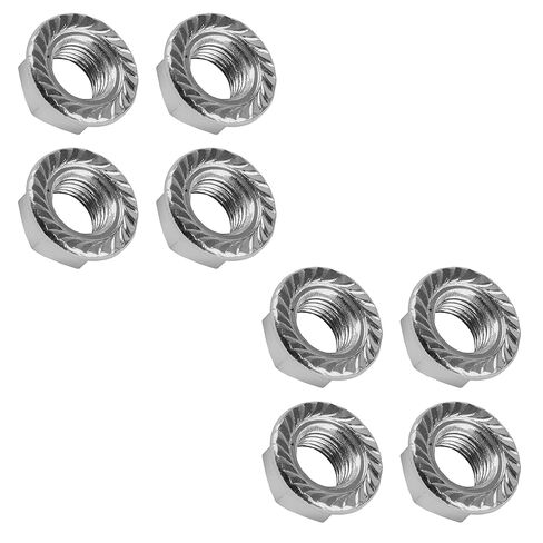 Caltric 8PCS Wheel Flanged Serrated Wheel Nuts Compatible with Polaris 7542459 7547211 3/8"-24 in Kuwait