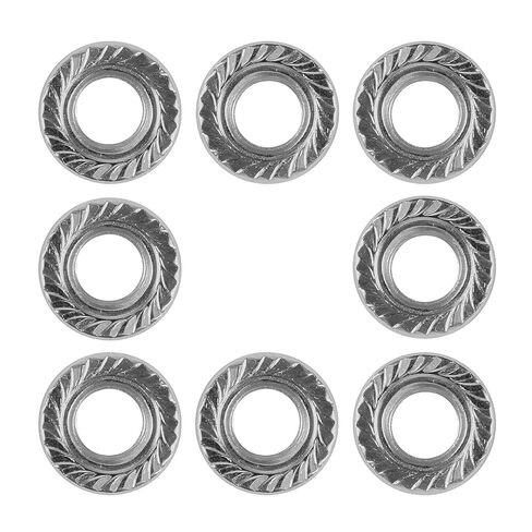 Caltric 8PCS Wheel Flanged Serrated Wheel Nuts Compatible with Polaris 7542459 7547211 3/8"-24 in Kuwait