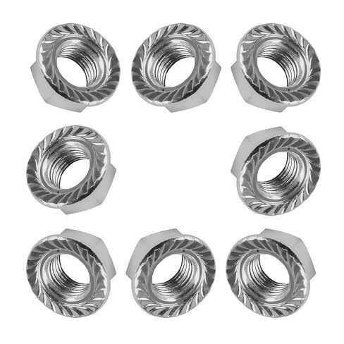 Caltric 8PCS Wheel Flanged Serrated Wheel Nuts Compatible with Polaris 7542459 7547211 3/8"-24 in Kuwait
