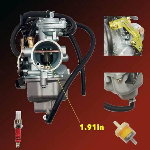 Recon 250 Carburetor Replacement Compatbile with Honda TRX 250 TRX250 Fourtrax TRX250EX TRX250TM TRX250TE TRX250ES TRX250ER 1997-2001 2002-2007 ATV Carb with Air Filter in Saudi Arabia