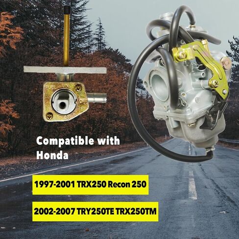 Recon 250 Carburetor Replacement Compatbile with Honda TRX 250 TRX250 Fourtrax TRX250EX TRX250TM TRX250TE TRX250ES TRX250ER 1997-2001 2002-2007 ATV Carb with Air Filter in Saudi Arabia