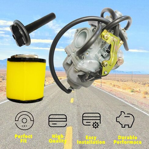 Recon 250 Carburetor Replacement Compatbile with Honda TRX 250 TRX250 Fourtrax TRX250EX TRX250TM TRX250TE TRX250ES TRX250ER 1997-2001 2002-2007 ATV Carb with Air Filter in Saudi Arabia