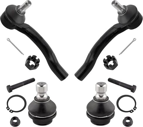 BOXI 4pcs Front Lower Ball Joints Outer Tie Rod Ends Fit for Nissan Frontier 2005-2019 / for Nissan Pathfinder 2005-2012 / for Nissan Xterra 2005-2015 | K80647 ES800048 ES800108 in Kuwait