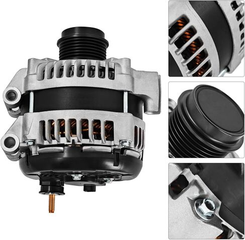 4210007181 Alternator Compatible with Chrysler Pacifica 2017-2020 3.6L V6, fits for Voyager 2020 3.6L V6, 12V 180A Replace #56029732AB in Saudi Arabia