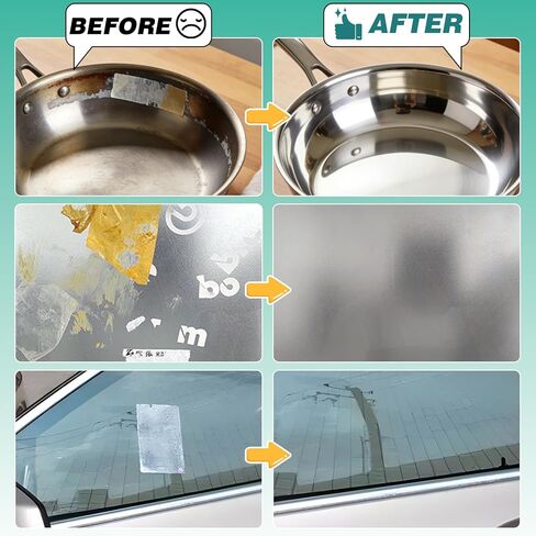 Adhesive Remover, 4.06 fl oz Sticker Remover Spray with Scraper and Towel, Glue Remover for Cars, Windows, Floors, Quickly Removes Any Stickers, Glue, Labels and Tape Residue (Spray) in Saudi Arabia