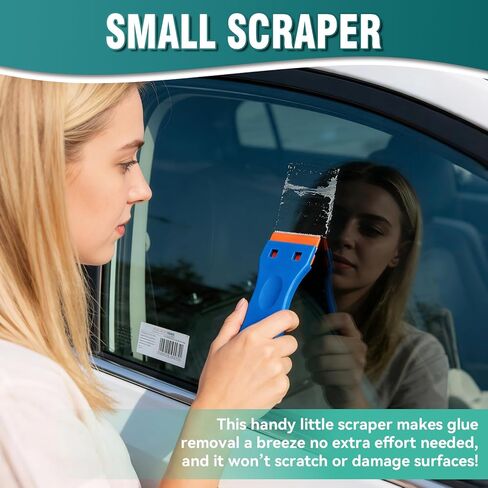 Adhesive Remover, 4.06 fl oz Sticker Remover Spray with Scraper and Towel, Glue Remover for Cars, Windows, Floors, Quickly Removes Any Stickers, Glue, Labels and Tape Residue (Spray) in Saudi Arabia