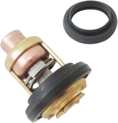 Thermostat with Gasket Fit for Johnson/Evinrude 5hp 1965-1968;Fit for 5hp 1986/5.5hp 1959-1964/6hp 1965-1979/6hp 1986/7.5hp 1980-1986/8hp 1986/9.5hp 1964-1973/9.9hp 1974-1986/10hp 1959-1963 in Kuwait