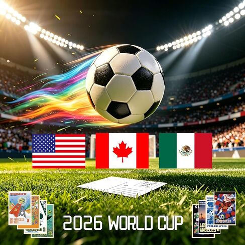 EIHFHIE 2026 World Cup Postcards Pack - World Cup Decorations Merchandise - Host City Iconic Landmarks Postcards - 4 x 6 in, 32 Count, 16 Designs in Saudi Arabia