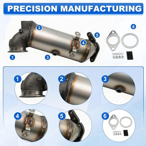 Catalytic Converter for Chevrolet Equinox 2018-2019 1.5L,for Chevrolet Malibu 2016-2019 1.5L,for GMC Terrain 2018-2020 1.5L, EPA Compliant in Kuwait
