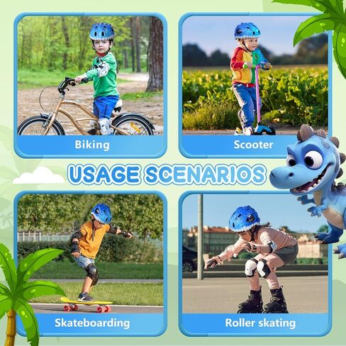 Toddler Helmet Kids Bike Helmet for Boys Girls 3D Adjustable Lightweight and Multi-Sports Scooter Cycling Roller Balance Bike in Saudi Arabia