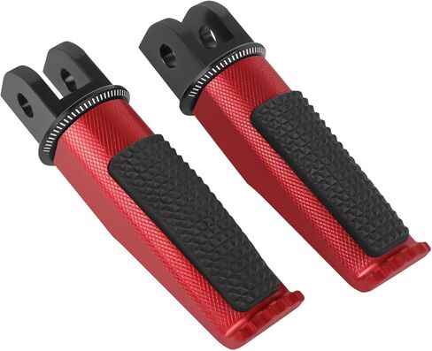 Motorcycle Footpegs Front Passenger Foot Pegs Replacement for Yamaha FJR1300A/AS 2013-2019 FZ6 2004-2008 SCR953 2017-2020 XJ6 2009-2016 XSR700/XSR900/MT07/MT09 Foot Rests Pedal (titanium) in Kuwait
