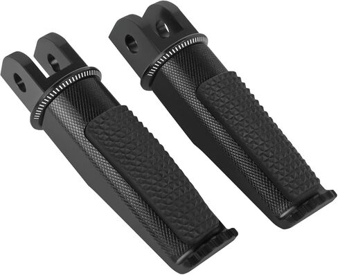 Motorcycle Footpegs Front Passenger Foot Pegs Replacement for Yamaha FJR1300A/AS 2013-2019 FZ6 2004-2008 SCR953 2017-2020 XJ6 2009-2016 XSR700/XSR900/MT07/MT09 Foot Rests Pedal (titanium) in Kuwait