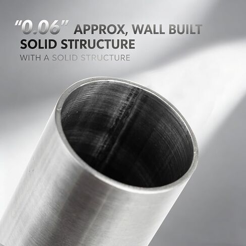 2.25 Inch Exhaust Pipe 6" Length, T304 Stainless Steel Tubing, 2 1/4 Inch(57mm) ID to 2.25" SS Flared Slip-Fit End Ducting,Universal Straight Tailpipe Connector Adapte in Saudi Arabia