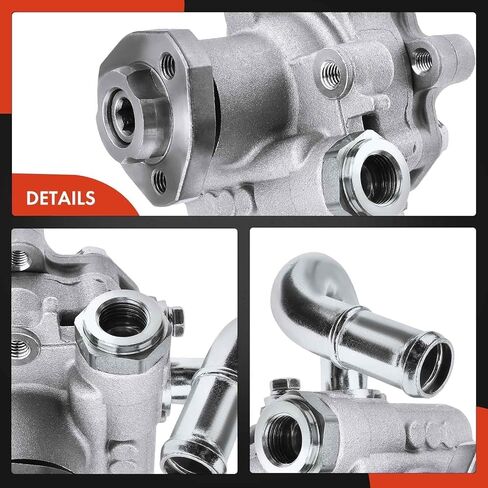 A-Premium Power Steering Pump Compatible with Volkswagen Beetle 2006-2010, Beetle Cabrio 2010, L5 2.5L Gas, Replace # 1J0422152C in Kuwait