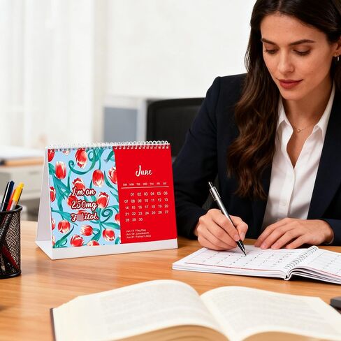 Desk Calendar 2024 | 2024 Wall Calendar for Tired-Ass Women, Fu-ck It 2024 Planner Funny Home Office Wall Calendar, Funny Home Office Wall Calendar - White Elephant Gag Gift for Women in Saudi Arabia