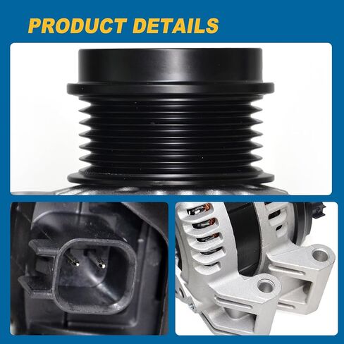 160A Alternator Compatible with Chrysler 300 Dodge Charger Challenger Durango Jeep Grand Cherokee 3.6L V6 2011-2020, RAM 1500 2016-2020, Replace 4801779AI 4801779AH 4801779AG in Saudi Arabia