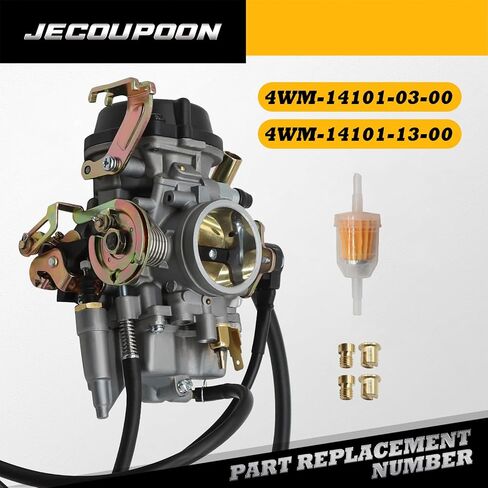 مكربن ​​4WM-14101-03-00 متوافق مع Road Star XV1600 1999-2003 XV1700 2002-2014 4WM-14101-13-00 Carb مع فلتر in Kuwait
